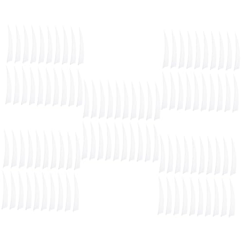 Plumes de dinde pour flèches POPETPOP blanche 100pcs pour tir à l'arc