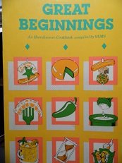 Paperback Great Beginnings An Hors d'oeuvre Cookbook compiled by VAMS Book