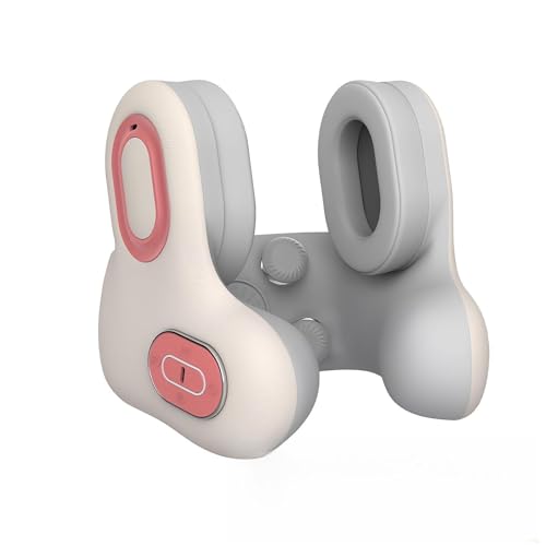 HEIHEIZI Almohada Cervical en Forma de U con Núcleo de PU Ultrasuave, Triple Soporte Anatómico, Luz Roja Terapéutica y Tecnología de Cancelación de Ruido Inteligente