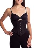 Orchard Corset CS-201 Womens Cotton Underbust Original Steel Boned Waist Trainer Corset - Black 26