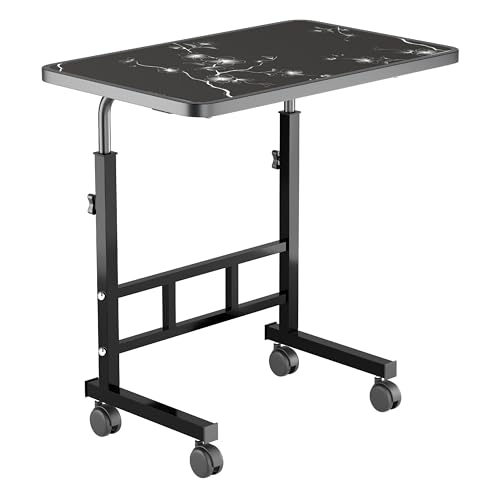 Image of Multi-Purpose Laptop Table, Study Table| Heavy Duty Bed Table| Adjustable for Height, Portable for Office, Work Form Home | DIY Table, Easy to Asembl (ADJ Flowers)