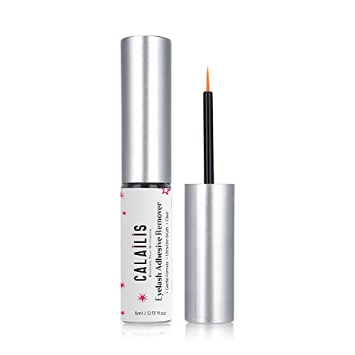 CALAILIS Eyelash Glue Remover, Lash Adhesive Remover Lash Glue Remover for Remove False Eyelash Glue and Long-lasting Glue 0.176 oz