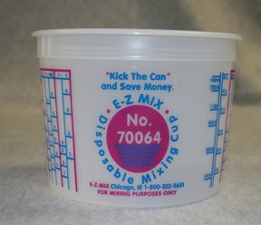 2-Quart Plastic Mixing Cup Lids, Box of 50