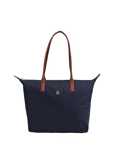 Tommy Hilfiger Bolsa feminina Popette, azul espacial, tamanho único