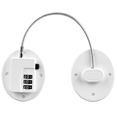 QUMIIRITY Cerradura de Seguridad para Combinación Protección para Refrigeradores Ventanas para Seguridad Infantil