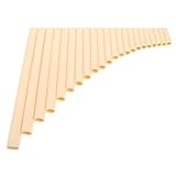 UTHCLO Key Tubos Pan Flute Marfil Instrumento Folklórico Profesional para Estudiantes y Adultos Música