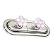 Yonodrixer 2Pcs Flower Toilet Push Button See Through Resin Water Press Flush Button Tool Adds Romance to Restrooms