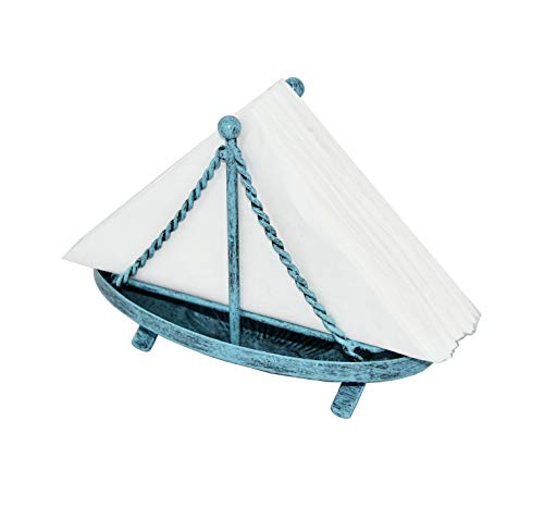 OwlGift-Metal-Sailboat-Shaped-Napkin-Holder-Tabletop-Paper-Towel-Dispenser-Mail-Letter-Sorter-Rack-Document-File-Storage-Turquoise 31nnaS78nzL