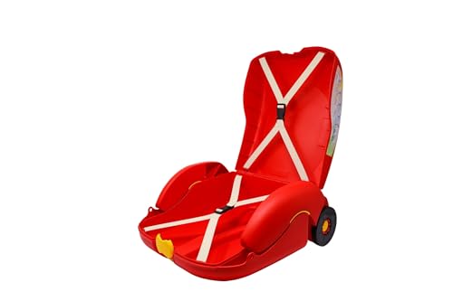 Certified Travel Luggage for Kids - Portable Roller, Carry On, Case Luggage - Many Colors - Multi Collection (Red, 4, Set)3