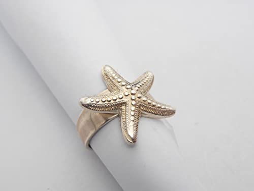Bague Étoile de Mer Argent 925 Cadeau d'Anniversaire Unique - 4