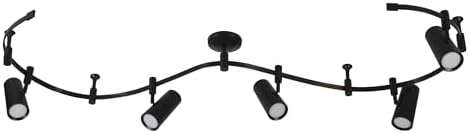 Catalina Lighting Ellipse Track Ceiling Light with 5 Adjustable L...