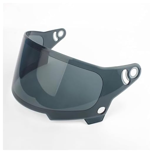 LzDQF Visiera Casco Moto per Bell Eliminator,Casco Parabrezza Moto Visiera a Lente Integrale.,F