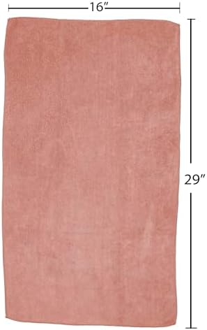Fromm Softees Microfiber Salon Hair Towels for Hairstylists, Barbers, Spa, Gym in Terracotta, 16" by 29", 10 count Perfect Hair Care Towel for Drying Curly, Long, Wavy Hair