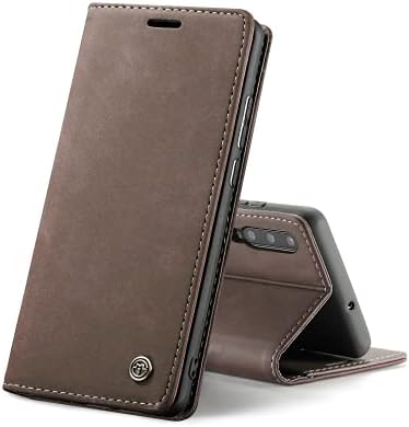 Chocoyi Leather Flip Wallet Phone Case Cover for Huawei P30 Pro, Magnetic Closure Case Cover with Stand function and Card Slots.-Blue