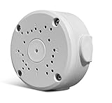 (Aluminio metálico y Resistente al Agua) Soporte de Montaje de Caja de Conexiones, Universal para cámara de Seguridad Bullet, Caja de Cable Oculta Compatible con Panel Solar (1)