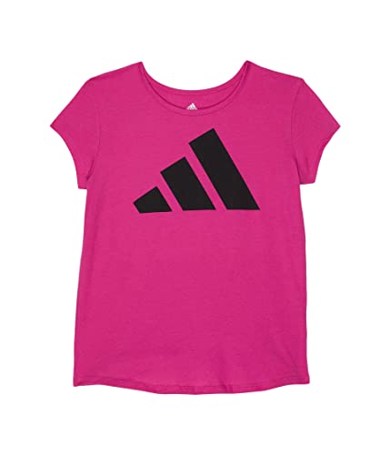 Haut adidas short sleeve de sport couleur fuchsia pour fille taille 7-8 ans