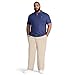 IZOD Men’s Big-and-Tall Advantage Performance Short-Sleeve Solid Polo Shirt, Peacoat, 4X-Large