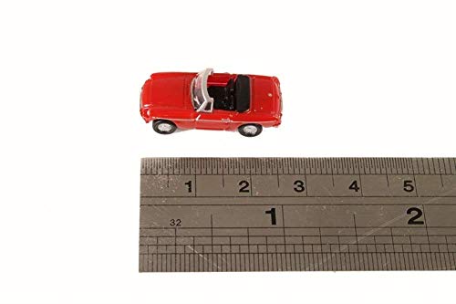 Oxford Diecast MGB Roadster rojo 1:148 miniatura 4