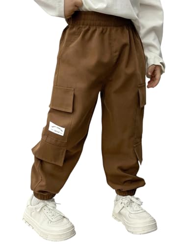 Image of TAGAS Boys Boys Side Pocket Cargo Pant || Cargo Pants|| Regular Slim Cargo for Kids ||Relaxed Trouser ||Pant for Boys ||Boy Loose Comfortable Cargo ||Boys Joggers||