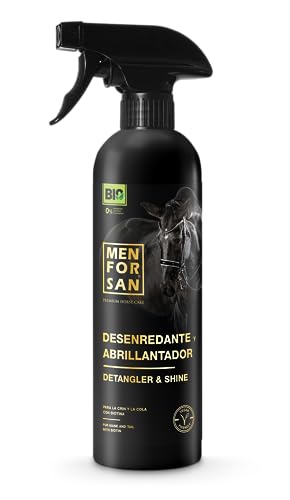 MENFORSAN Desenredante abrillantador para Caballos, 500ml |...