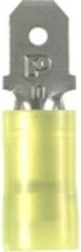 Panduit DNF10-250M-D Male Disconnect, Nylon Barrel Insulated, Funnel Entry, 12 -