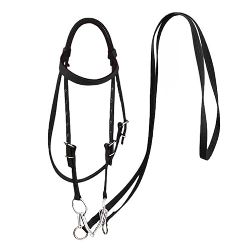 Horse Bridle with Rein Horse Headstall with Bits Rope Halters for Horses Halter Harness Bridle Reins