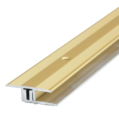 Dalsys 90cm Profilé de Transition Plat 32mm Or, à Visser