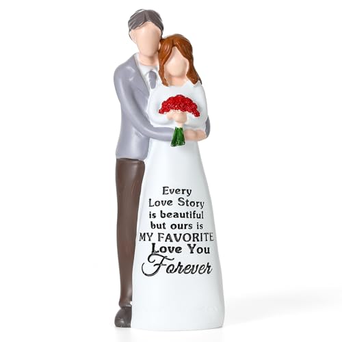 Opuukio Romantic Every Love Story is Beautiful Couple Figurine - White Gift for...