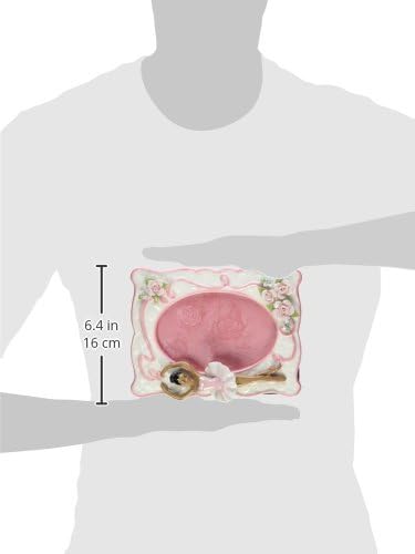 Miniatura 2 de Cosmos 10608 - Marco de fotos de porcelana fina de bailarina afroamericana, 8 pulgadas, color rosa