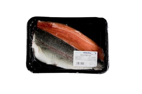 Trucha Arco Iris filetes limpios con piel, fresco, 275 g