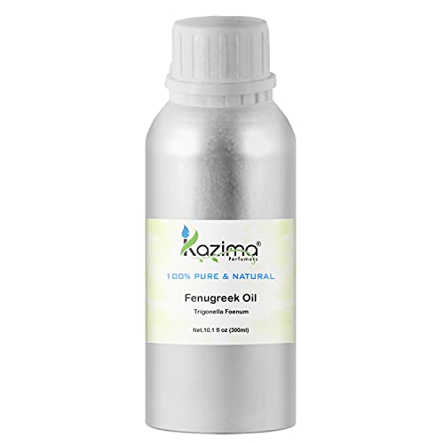 Image of KAZIMA Fenugreek Cold Pressed Carrier Oil - 100% Pure Natural & Therapeutic Grade Oil (300ml)