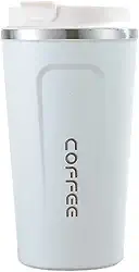 Copo Térmico Para Viagem Com Antivazamento Para Café/Chá/Cerveja 510ml (Branco)