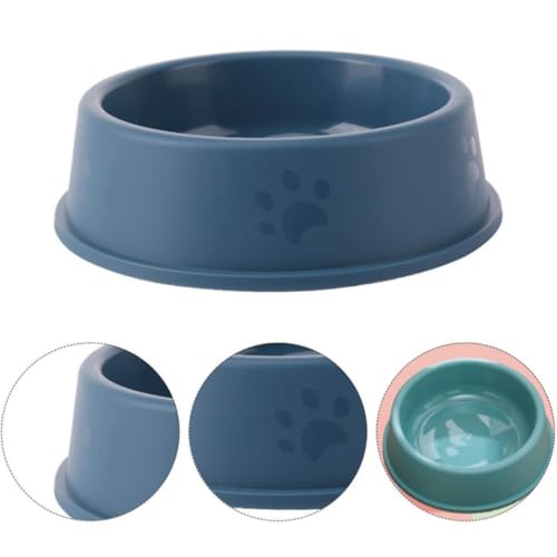 PARENCE.- Klassischer runder Napf für Haustiere - Standard-Futter- oder Wassernapf - 19,5 x 5,8 cm, zufällige Farben