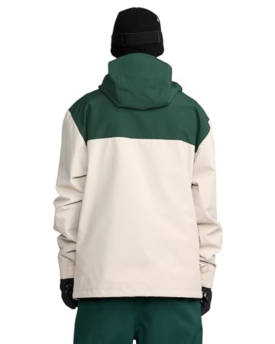 Image of Volcom Men's Buckthreeeighty Snowboard Jacket - 10k Waterproof 2-layer Shell, Zip Tech
