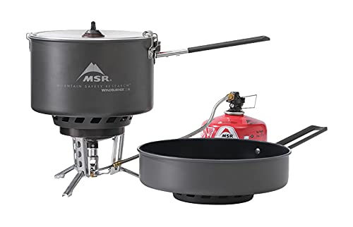 msr reactor stove system - MSR WindBurner Combo Windproof Camping and Backpacking Stove and Cookware System