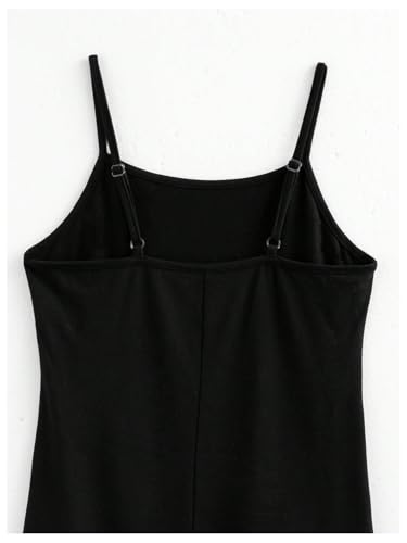 Milumia Girl's Sleeveless Spaghetti Straps Bodycon Pencil Long Dress Going Out Cami Maxi Dresses3