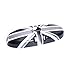 MeiZi Ajuster pour Mini Cooper R56 Voiture Rétroviseur de rétroviseur Autocollant Autocollant pour Mini Countryman R60 Accessoires Mini R56 R55 Clubman R61 Paceman (Color Name : Grey Union Jack)