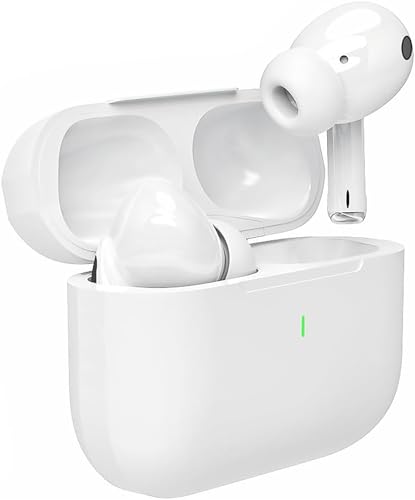 EOQIFJM True Wireless Earbuds Bluetooth 5.3 Mic Noise Cancelling IPX7 Waterproof Hi-Fi Stereo Sound...