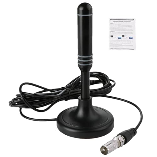 Antenne TV Intérieure Puissante TNT HD, Antenne téléviseur numérique Haute définition, Antennes Numérique Portable Indoor, antennes Anti-interférence à Longue...