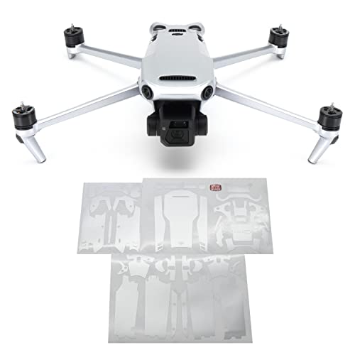 Image of WRAPGRADE Full Skin Stickers for DJI Mavic 3 / Mavic 3 Classic (Airforce Silver)