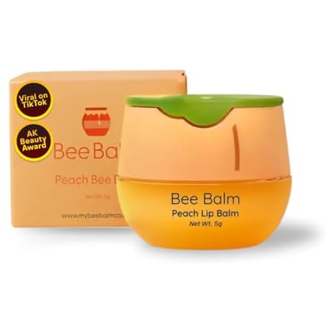 Bee Balm Peach Hydrating Lip Balm Cover