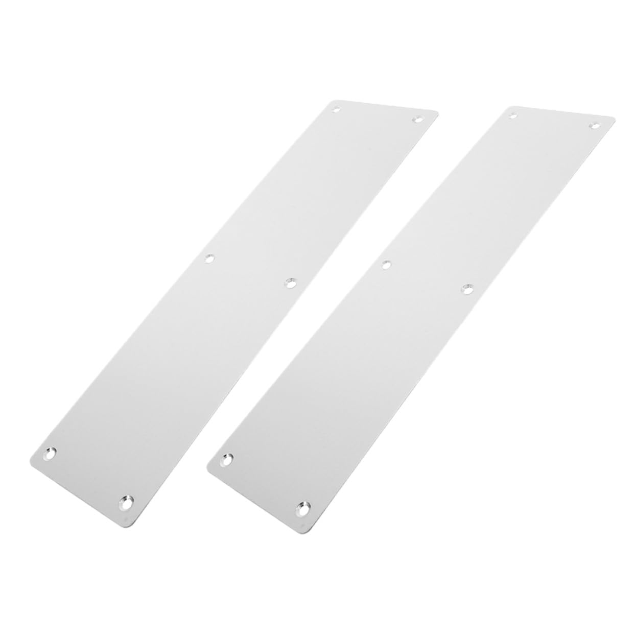 Plaques de protection de porte SEWACC en acier inoxydable pour intérieur et extérieur avec vis