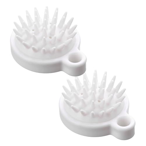 Scrubber para cuero cabelludo - 2 peines de masaje de ducha masajeador para cuero cabelludo masajeador para cuero cabelludo, limpiador de cuero cabelludo para el crecimiento del cabello, cepillo
