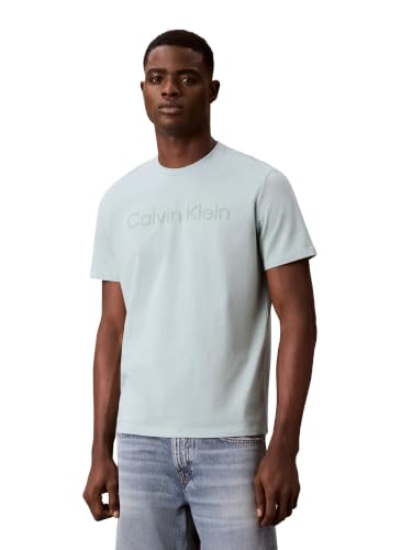 Image of Calvin Klein Men's Relaxed Fit CK Logo Crewneck T-Shirt