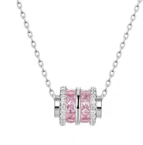 Collier rose dmonds chaîne de clavicule fille douce et bijoux luxury petite taille
