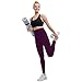 Ipletix Leggings for Women, High Waisted Women Leggings Yoga Pants Dark Purple
