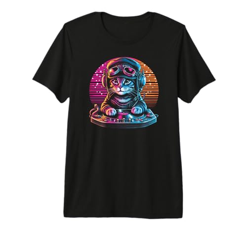 House Music DJ Cat T-Shirt
