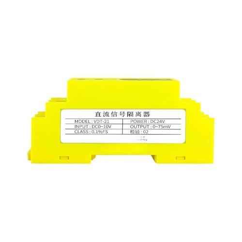 Transmetteur de tension 0-75mV vers sortie isolée DC 0-10V pour signal industriel