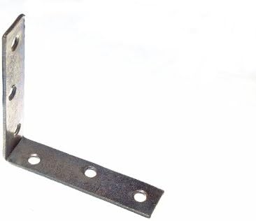 200 soportes de esquina de acero BZP de 2.953 in (3 pulgadas)