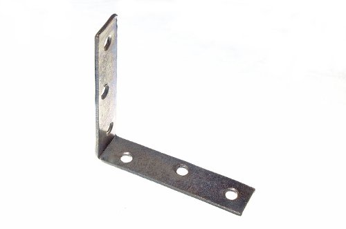 Équerres d'angle 75 mm acier BZP One Stop DIY pour connecteur de meuble en bois